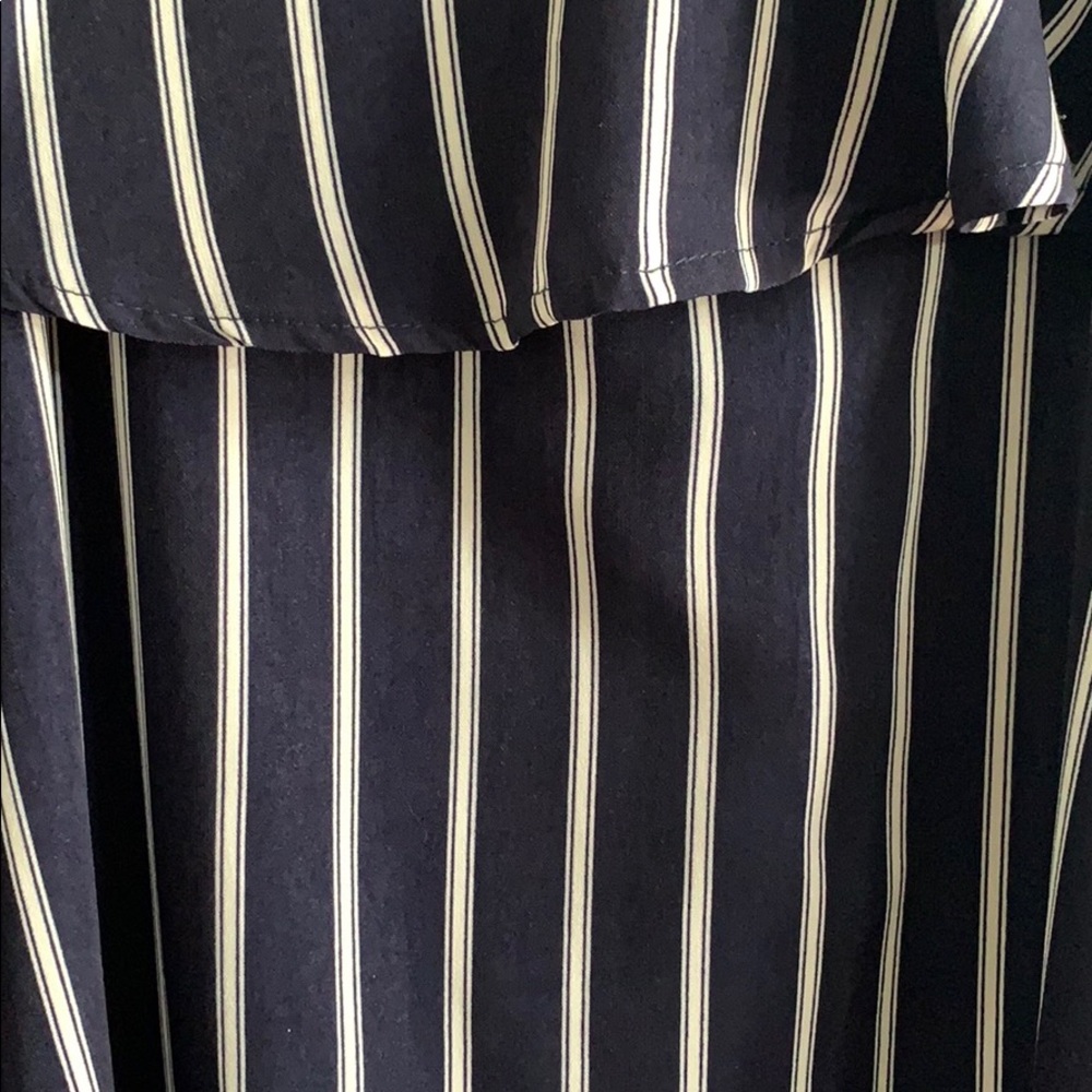 Doe & Rae Off-The-Shoulder Striped Blouse - Picture 3 of 6